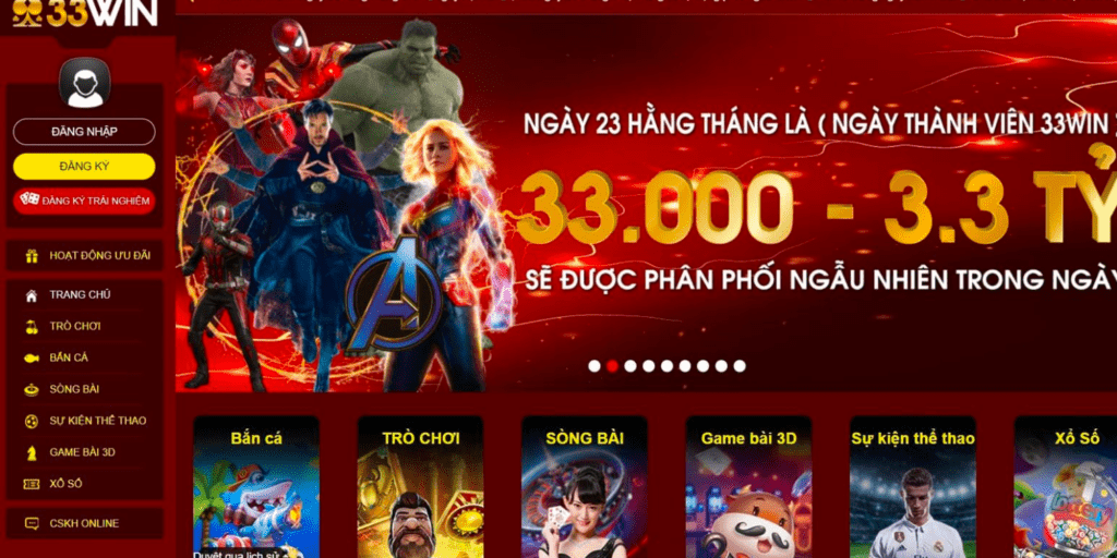 Giới thiệu cổng game 33win 9